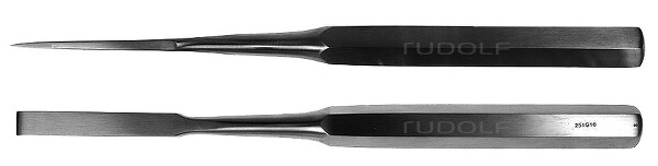 RU 5344-09 / Osteotomo Hibbs, Retto 24cm, 9mm