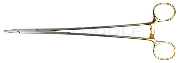 RU 6054-76 / Needle Holder De Bakey-Fine, TC, Str. 26cm, 10 1/4"