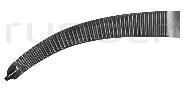 RU 3111-18 / Pinza Emost. Halsted-Mosquito, Curva, 1x2D 18,0 cm