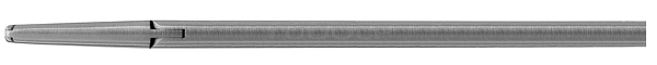AT302-020 / Meniscus Grasping Forceps, Serrated, with Ratchet, Straight, Wl 100mm
