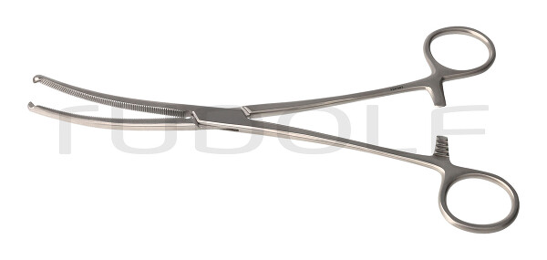 RU 3011-22 / Pinza Emost. Ochsner-Kocher, Curva, 1x2D 22,0 cm