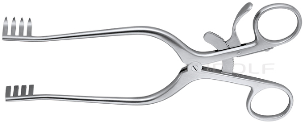 RU 4728-20 / Retractor Adson, Sharp 19,5cm
, 7 3/4", 4x4 Teeth