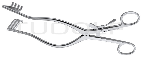 RU 4741-27 / Divaricatore Adson, Smussi 26,5cm, 3x4 Denti
