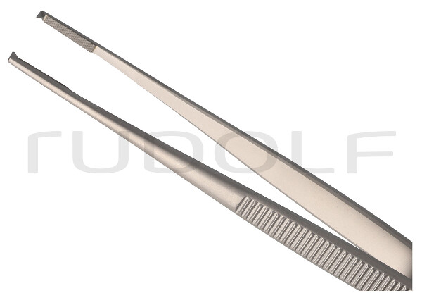 RU 4101-16 / Pinza De Disección Oehler 1x2D., TC 1,5 mm, 16 cm