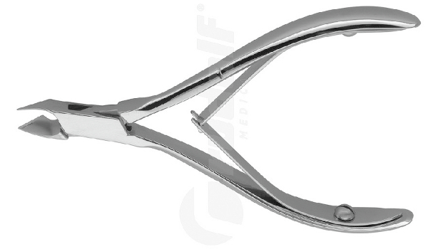 RU 8878-10HP / Nail Nipper, Stainless Steel, High Polishd 10,0 cm