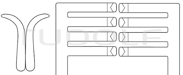 RU 4728-20 / Retractor Adson, Sharp 19,5cm, 7 3/4", 4x4 Teeth