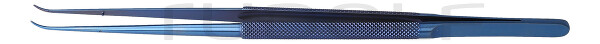 RU 4069-22U / Micro-Pinza, Microgrip, Curva, Ti, Placca Per Filo 6x0,8mm, 21,0 cm
