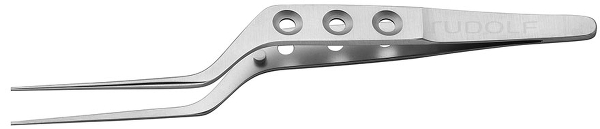 RU 4063-36 / Forceps Micro, Yasargil, Str., 1x2T. 18,0 cm, 7"
