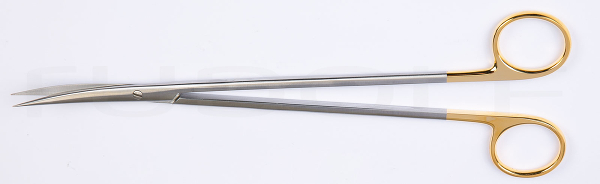 RU 1338-23 / Scissors Metzenb.-Fino, Sh/Sh, Cvd., TC 23 cm, 9"