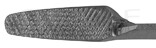 RU 6029-11 / Portagujas Baby-Olsen-Hegar, Dentado En Cruz, 2 mm, 11 cm