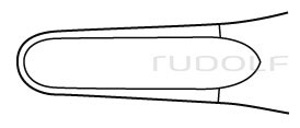 RU 5576-15 / Hakansson Bone Rongeur, Curved Sideways 5 mm, (L) 17 cm - 6 3/4"