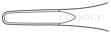 RU 5606-14 / Pince Gouge Leksell, 23 cm, 4 mm 23 cm, 4 mm