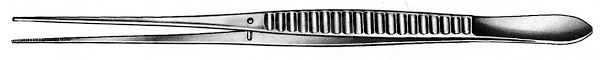 RU 4055-20 / Dressing Forceps Waugh, Straight, 20cm
, 8"