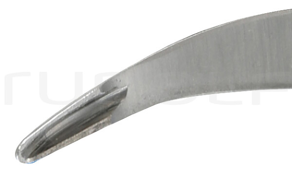 RU 5561-15 / Hohlmeisselzange Friedmann-Delikat, Gebogen, 2 mm, 15 cm