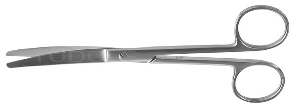 RU 1031-14 / Tijera Grazil, R/R, Curva, 14,5 cm