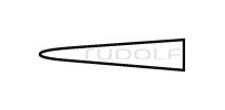 RU 5856-26R / Mikro-Nadelhalter, Streamline, Jacobson Ger., m. Sperre, 16cm
