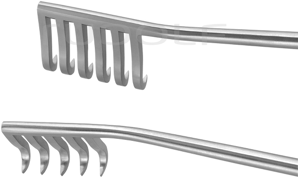 RU 4726-25 / Retractor Weitlaner, Sharp 25cm
, 10", 5x6 Teeth