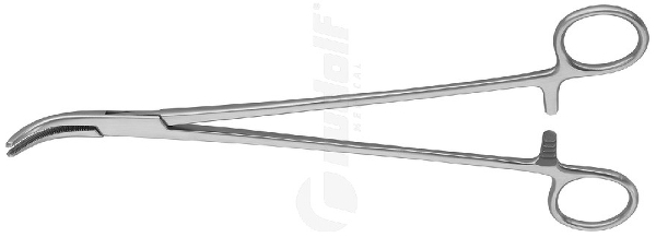 RU 3401-23 / Gall Duct Clamp Moynihan, Cvd. 23 cm, 9"