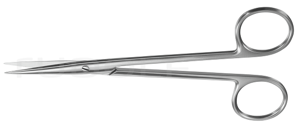 RU 1303-14 / Scissors Metzenb., Sh/Sh, Str., Fig. 3 14,5 cm, 5,75"