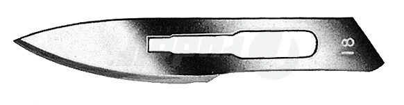 RU 4852-18 / Lame Per Bisturi Fig. 18 Conf. 100 Sterile