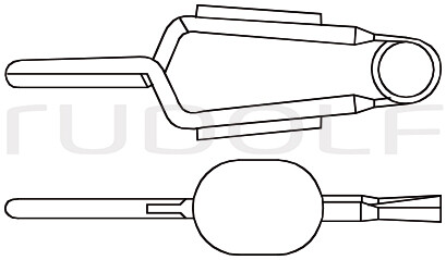 RU 3976-10 / Clip Per Vasi Müller, Retto Forza Di Chiusura: 50G, 0.49N