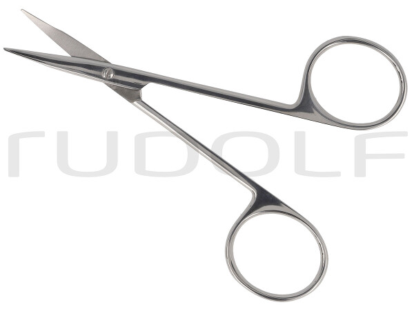 RU 2441-11HP / Schere Stevens, St/St, Geb., Hochglanz 11,5 cm