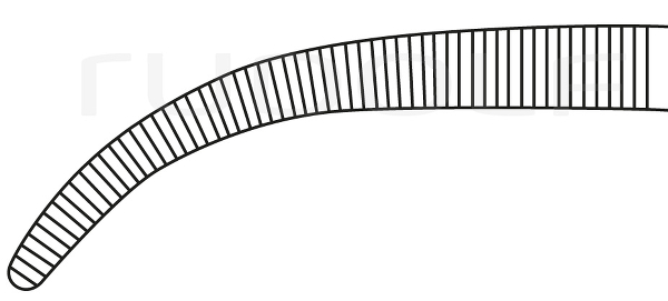 RU 3293-27 / Ligature Fcps Overholt-Geissendörfer, Cvd 27 cm, 10,5"