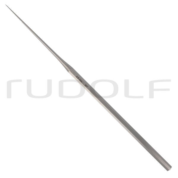 RU 7907-05/06 / Ohr-Häkchen Shambaugh, Scharf, Abgewinkelt 90°, 0,6 mm, 16 cm