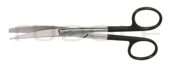 RU 1012-14M / Scissors, Sh/Bl, Cvd., Sc 14,5 cm, 5,75"