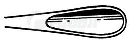 RU 6675-05 / Curette P. Calculs Biliaires Luer-Körte 5,5 mm
