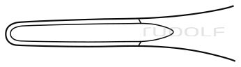 RU 5606-13 / Bone Rongeurs Forceps Leksell 3mm, 23cm, 9"