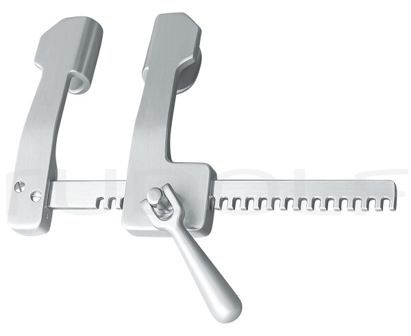RU 7524-02 / Divaricatore Costale Cooley in Alluminio, 15x30x100mm