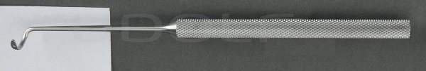 RU 6118-15 / Ago Per Legatura Kronecker, Smusso, Per Mano Destra, 13 cm, Curvo A Sinistra
