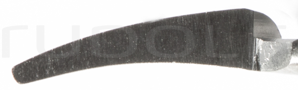 RU 5973-14 / Porte-Aiguille Barraquer Courbé, Avec Blocage, 1 mm, 14 cm