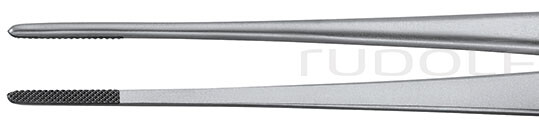 RU 4042-15 / Dressing Forceps Semken, Str., TC 1.5mm, 15cm - 6"