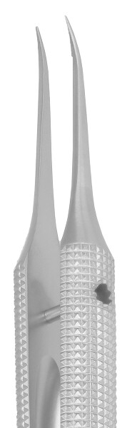RU 4069-15 / Micropinza Curva, 15 cm Con Terminal De Sutura De 6 x 0,4 mm