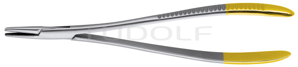 RU 6067-18 / Needle Holder Langenbeck, TC, Str. 18cm, 7"