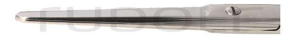 RU 1430-18HP / Scissors Doyen, Bl/Bl, Str., High Polished 18 cm, 7"