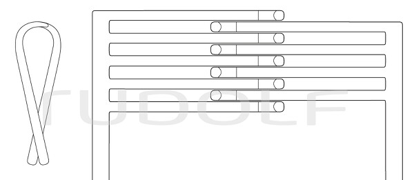 RU 4744-00 / Retractor Norfolk-Norwich 23cm, 9", 4x5 Teeth