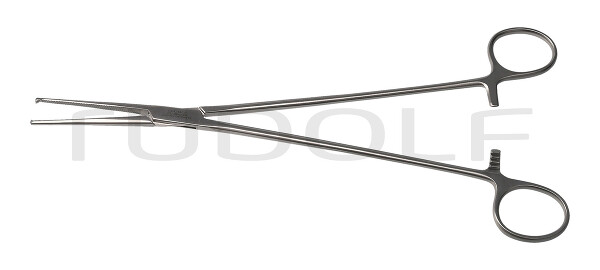 RU 3242-26 / Pinza Emostatica Bengolea, Retta, 1x2D 26,0 cm