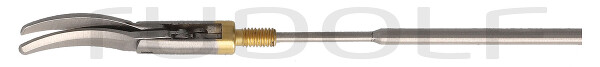 RS000-790TC / Aufsatz Schere, Metzenbaum, l. Geb., Stand., m. Hartmetalleins., Doppelbeweglich, Ø 5mm