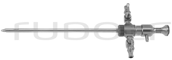 AT040-101 / Chemise D'arthroscope, Atraumatique Av. Raccord Irrig. Pivotant, 2 Robinets Ø 5,5 mm