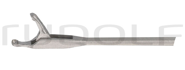 RU 8650-12/21 / Pinza Per Chirurgia Endolaringeale Movibile C. Il Pollice, Retta, 1mm, 23cm