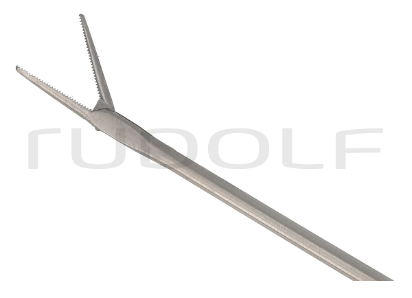 RU 8649-04/11 / Laryng. Mikro-Fassz., DAU-BEW. Schaftl. 18,0 cm, Konisch Ø2/3 mm, Maul 2mm
