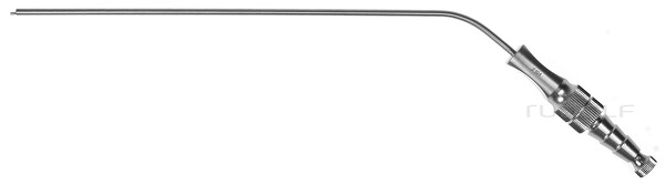 RU 6420-37 / Suction Tube Frazier (Fergusson), Ø 2,5mm 8 Ch/Fr, (Wl) 150mm - 6", W. CUT-OFF, LUER-HUB and Stylet