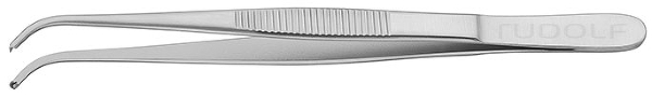 RU 4111-14 / Pinzette Chir., Schmal, geb. 14,5 cm