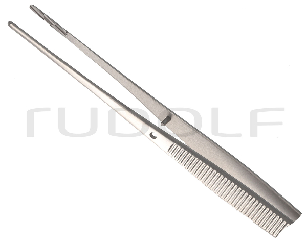 RU 4040-15 / Dressing Forceps Semken, Straight, 15 cm - 6"