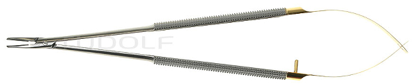 RU 5866-35 / Portaghi Castroviejo/Barraquer, Curvo TC, Senza Cremagliera, 18cm
