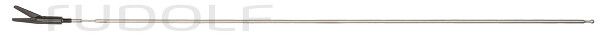 RS000-586 / Inserto Forbice Peritoneale, Dentellata, Monoarticolata, Retta, Ø 5mm
