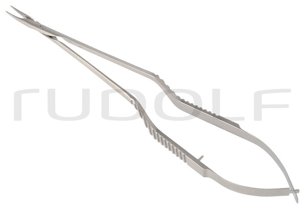 RU 5857-39R / Micro Needle Holder, Streamline, Jacobson Cvd., W/O. Ratchet, 18cm, 7"